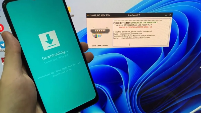 Connect Your Phone with Samsung 300k Tool