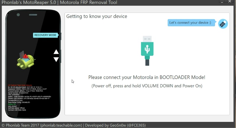 Connecting Motorola with Motoreaper