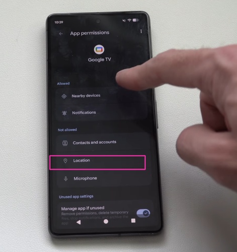 Disable App Permission