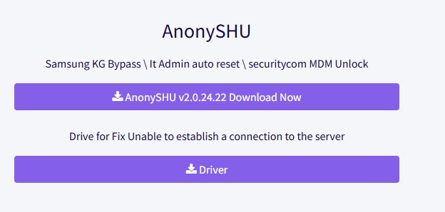 Download Anonyshu Tool