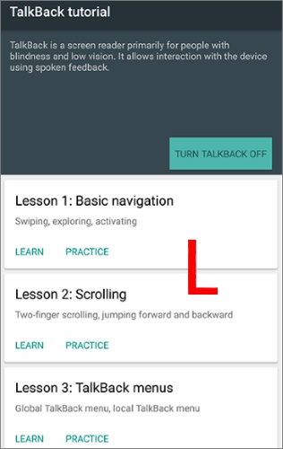 Draw L Move Right Show Choices