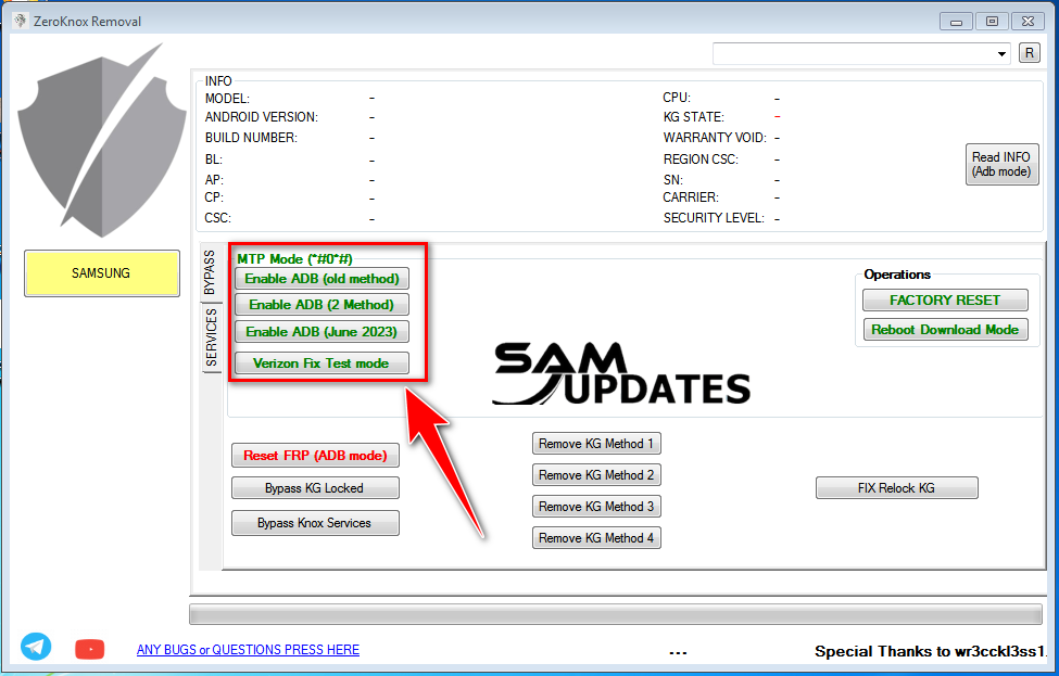 enable all the three adb options 