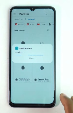 Enable Notification Bar in Accessibility