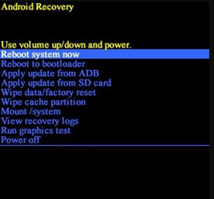 reset reboot