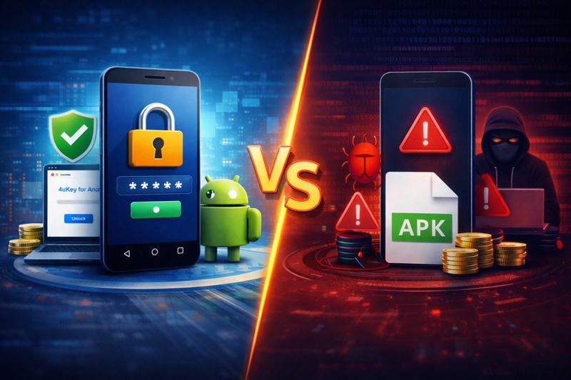 免費 Android 解鎖工具的惡意程式風險警告