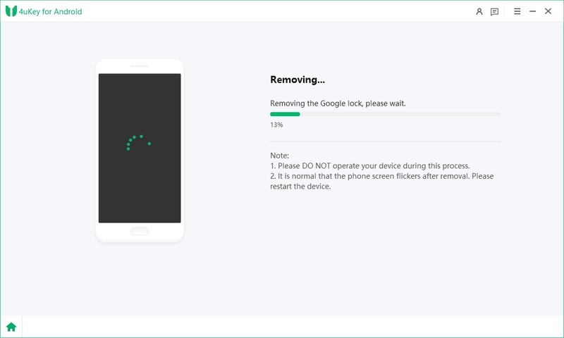 FRP-Bypass abgeschlossen und Android-Smartphone entsperrt
