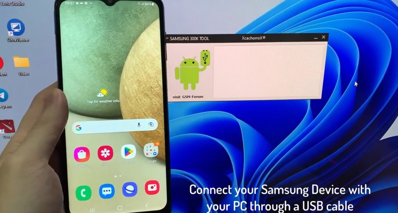 Install and Use Cable to Connect Your Phone with the Tool