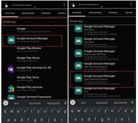 Install Google Account