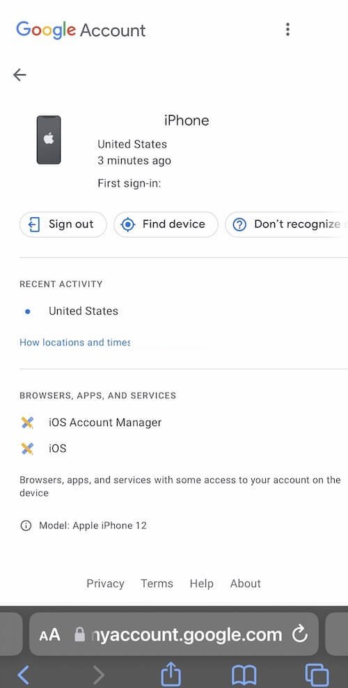 what is ios account manager and how to remove it