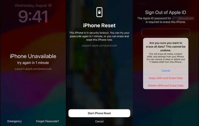 iphone 17 reset passcode