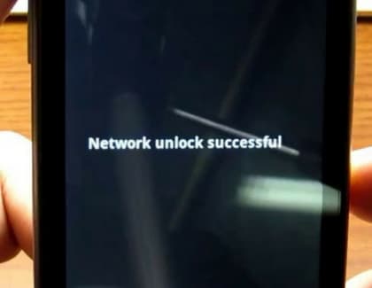 samsung network unlock successful