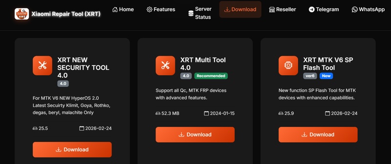 Online Tool Requiring Account and Internet