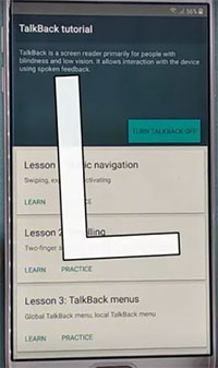 oppoa17 talkback l