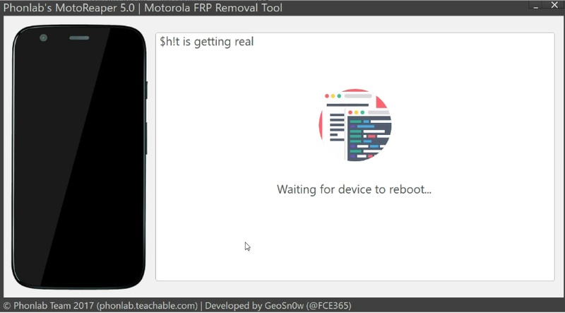 Rebooting Motorola Using Motoreaper