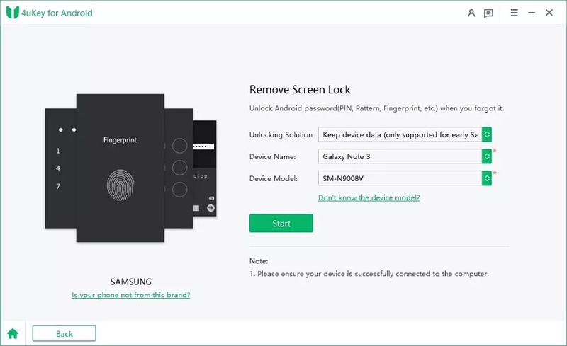 Sperre unter Datenverlust entfernen