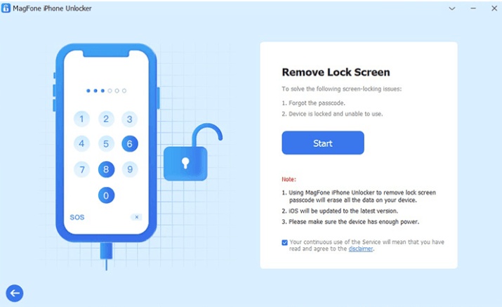 remove lock screen magfone