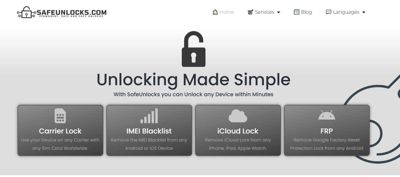 safeunlocks official website
