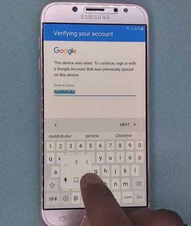 verify account