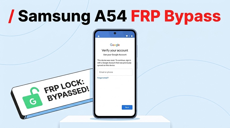 Samsung A54 Frp Lock Bypass Options Overview