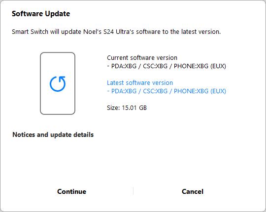 samsung smart switch update software