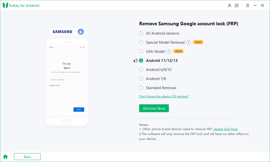 select android 11 12 13