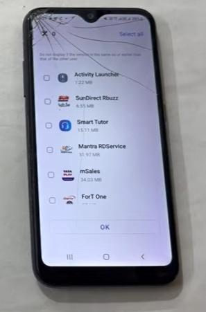 Transfer Required Apps