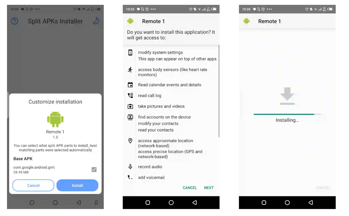 Remote GSMEDGE APK para Android 1