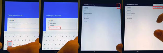 using google keyboard