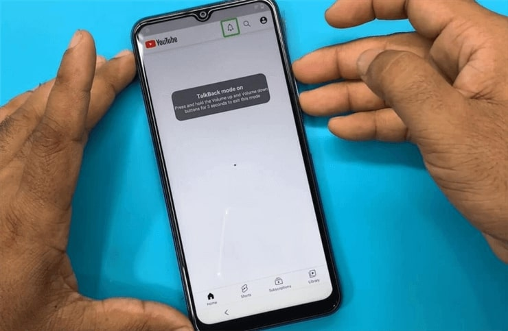 vivo y22 talkback an
