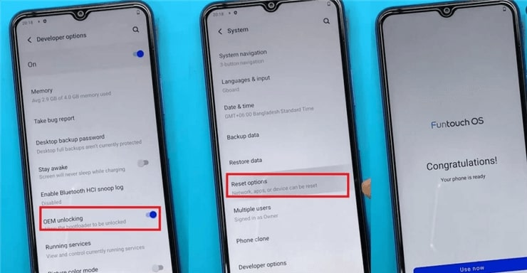 vivo y22 talkback erfolgreich