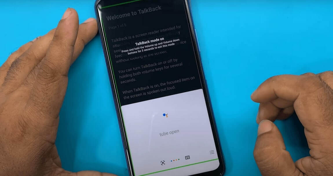 vivo y22 talkback