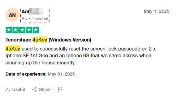 4ukey review from user ant