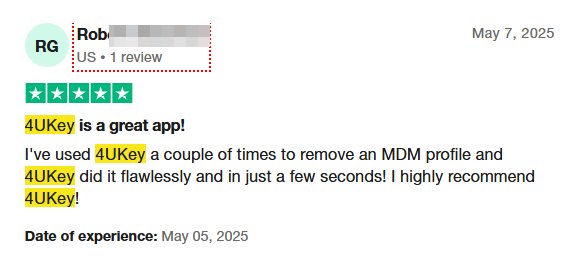 4ukey review from user jef
