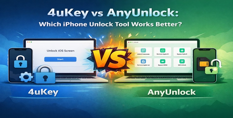 4ukey Vs Anyunlock Tool Comparison