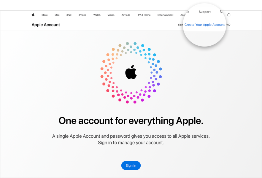 account apple com