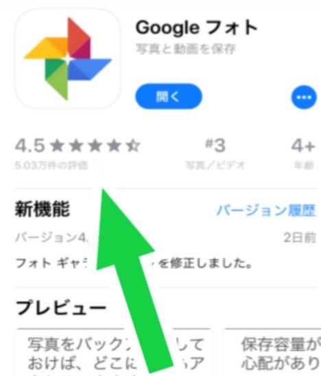 レビューや評価を確認する