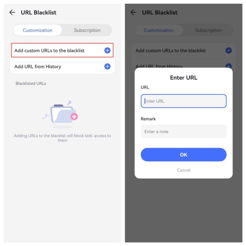 block websites with parental control app