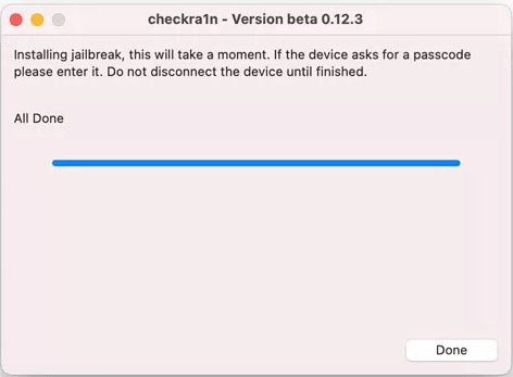 checkra1n install jailbreak