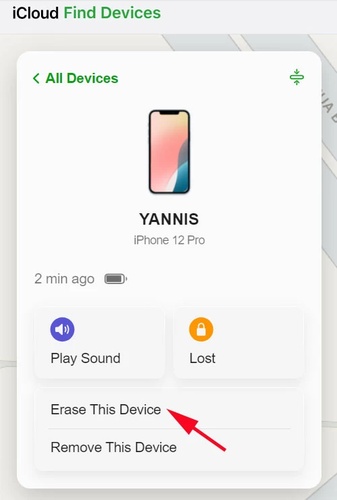 مسح قفل التنشيط، إعادة تشغيل iPhone