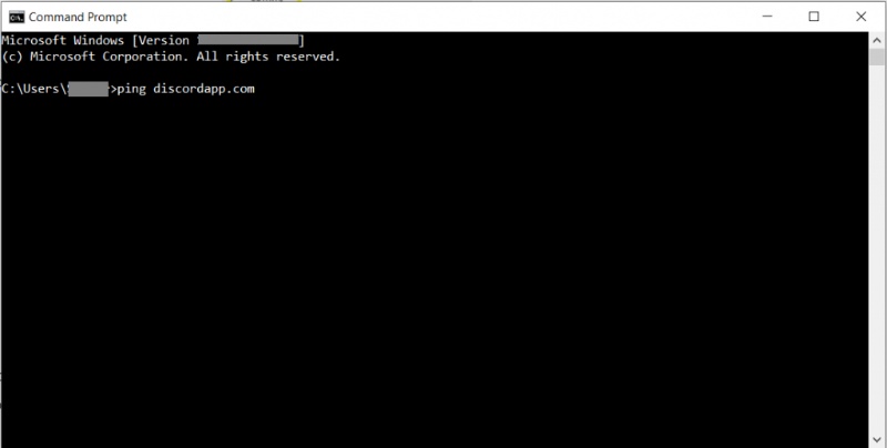 command prompt window