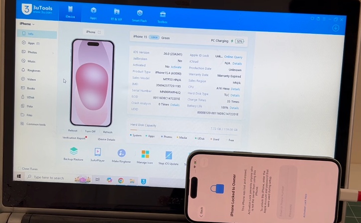 توصيل USB واستيراد الملفات