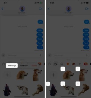 delete multiple sticker packs from imessage