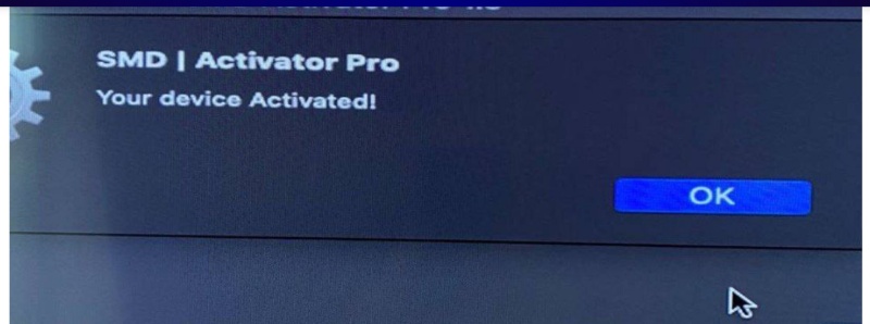 activate device with smd activator pro