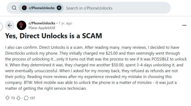 directunlock reddit review