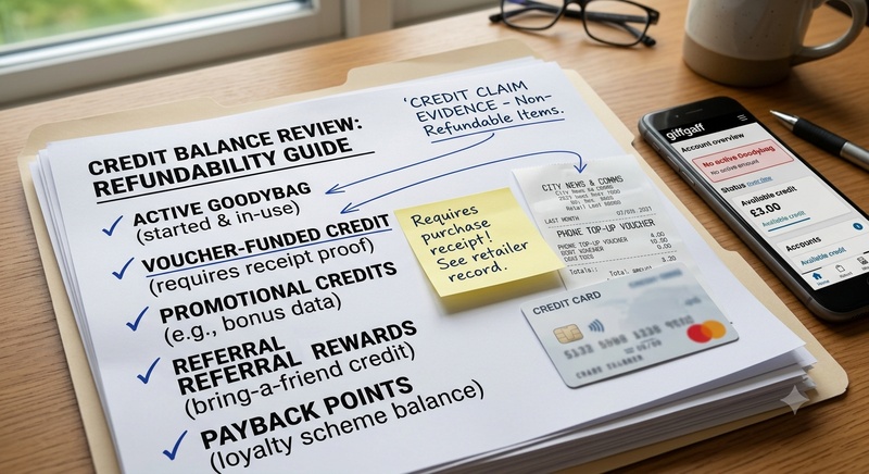 Evidence for Purchased Credit Balance