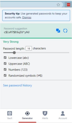 generate password with lastpass