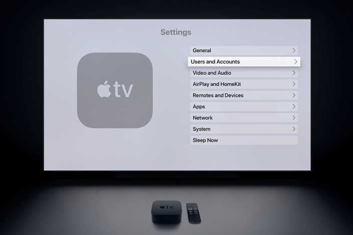 Go to Users and Accounts Settings