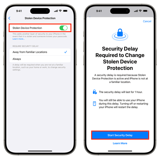 iphone 17 security delay
