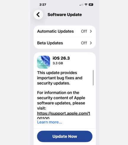 Install Update and Check Toggle Function