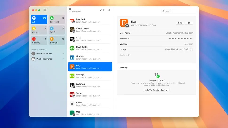 ios 18 passwords app on mac